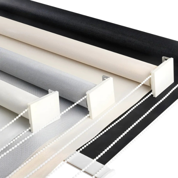 ตัวอย่างสีผ้าม่านซันสกรีนรุ่น RB-01S มีหลายเฉดให้เลือก