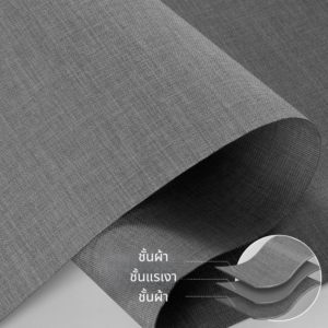 โครงสร้างผ้าของม่านม้วนแบล็กเอ๊าท์ รุ่น RB 03B แบบหลายชั้น