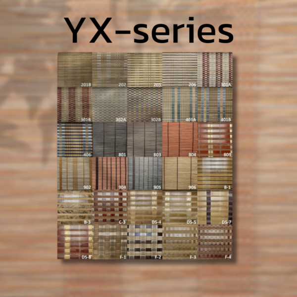 ผ้าม่านไม้ไผ่ YX-series ลายพิเศษ ติดตั้งภายนอกและภายใน