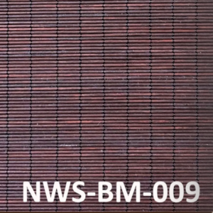 ม่านไม้ไผ่สีน้ำตาลแดง รุ่น NWS-BM-009 โทนอบอุ่น