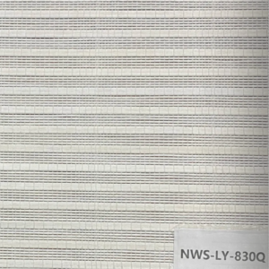 ม่านม้วนไล่เฉดรุ่น NWS-LY-830Q ลายไม้ไผ่เฉด Ivory White