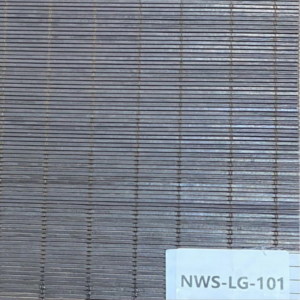 ม่านไม้ไผ่ NWS-LG-101 สีเทาเข้ม ลายเส้นแนวนอน