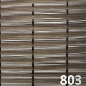 ม่านไม้ไผ่เส้นเล็กโทนน้ำตาลอ่อน รุ่น 803
