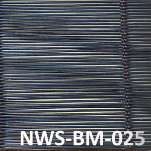 ม่านไม้ไผ่สีดำเข้มสลับลายธรรมชาติ รุ่น NWS-BM-025