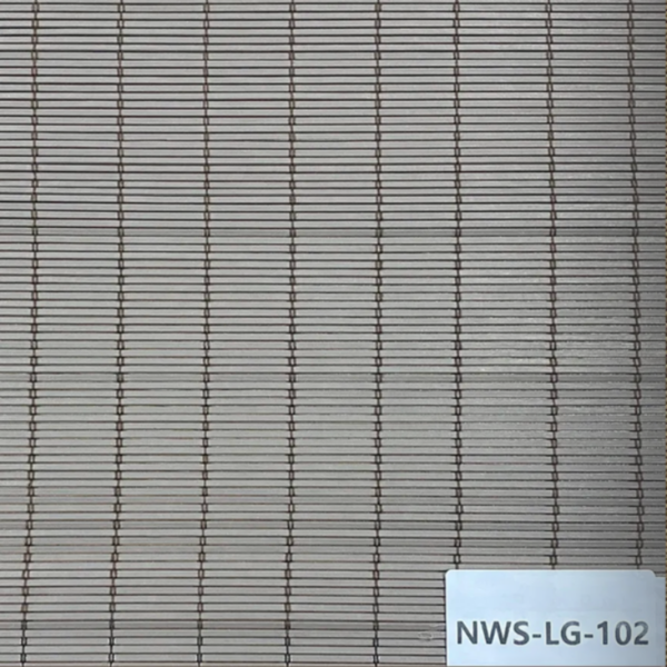 ม่านไม้ไผ่ NWS-LG-102 สีเทาอ่อน ลายแนวนอน