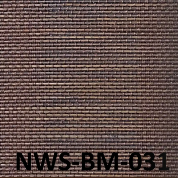 ม่านไม้ไผ่ทอแน่น รุ่น NWS-BM-031 โทนสีดำเข้ม