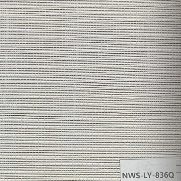 ม่านไม้ไผ่สีขาว NWS-LY-836Q ลายเส้นละเอียด