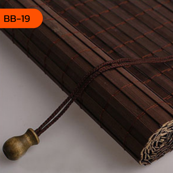 ม่านไม้ไผ่สีเข้ม BB-19 | ความหรูหราในโทนเข้ม ให้ความเป็นส่วนตัวสูง