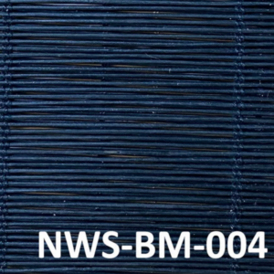 ม่านม้วนไม้ไผ่สีน้ำเงินเข้ม รุ่น NWS-BM-004