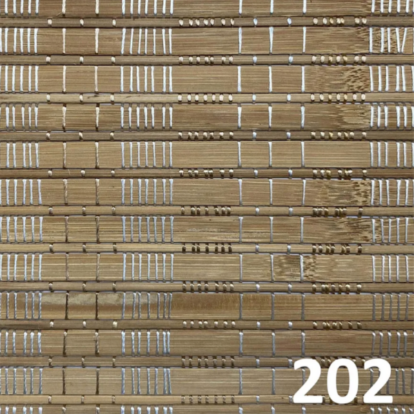 ม่านไม้ไผ่ลายเส้นแนวตั้ง รุ่น 202