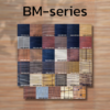 ตัวอย่างสีและลวดลายทั้งหมดของม่านม้วนไม้ไผ่ BM-series