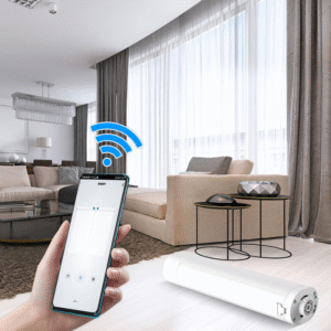 AC-001 | ม่านไฟฟ้าอัจฉริยะ ควบคุมผ่านแอป Smart Home