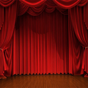 TC-001 | ม่านเวทีผ้ากำมะหยี่ สไตล์โรงละคร